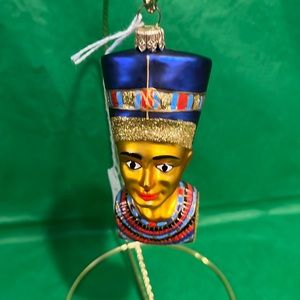 Handmade glass blown ornament